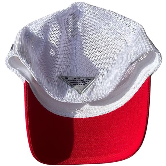 Red PFG Columbia Men's Hat - Picture 6 of 6